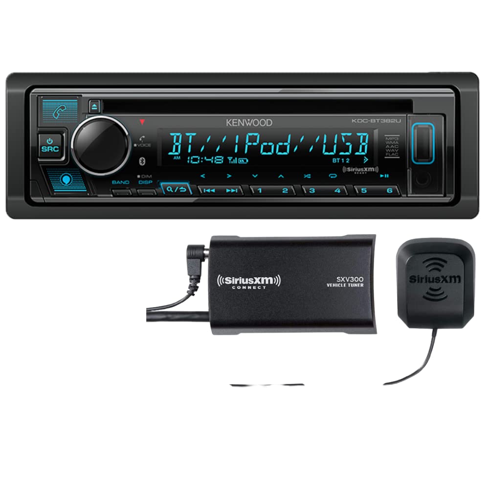 Amazon.com: KENWOOD KDC-BT382U CD Receiver, Bluetooth,Alexa